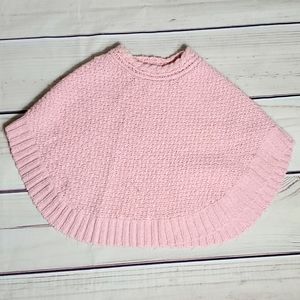 Girls Soft Pink Pancho